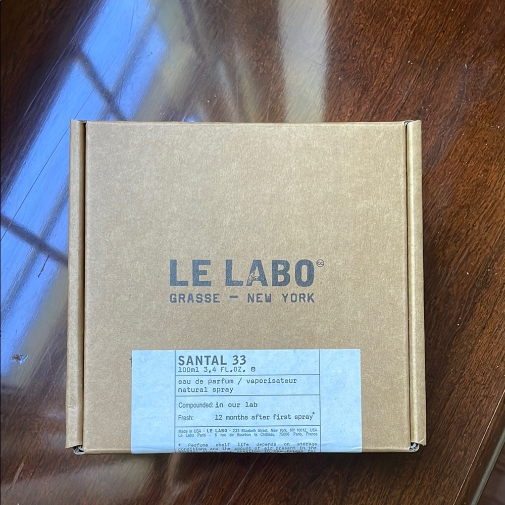 Le Labo Santal 33 Eau de Parfum 100ml/3.4oz